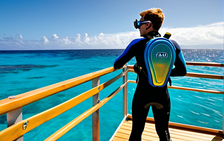 다이빙 강사로의 커리어 전환 준비 - Image Prompt 1: The Aspiration and First Choices**