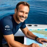 다이빙 강사 연봉 수준 비교 - **Prompt:** A highly experienced and multilingual male diving instructor, in his late 30s to early 4...