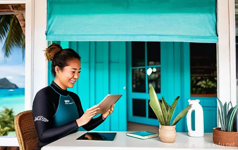 다이빙 강사 연봉 수준 비교 - **Prompt:** A highly experienced and multilingual male diving instructor, in his late 30s to early 4...